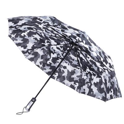 China Full Automatic Custom Military Full Automatic Print Army Umbrella 3 Fold Mechanism Three Fold Mechanism for sale