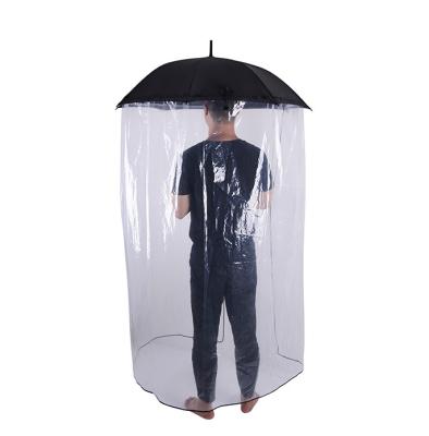 China High Quality Straght Special Umbrellas Full Body Straight Umbrella With Total Poe Rain Fabric for sale