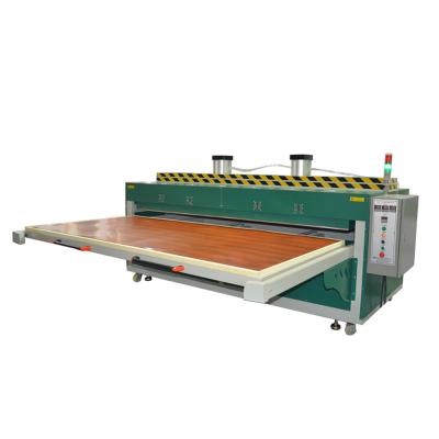 China Garment shops 100*120” double station large format sublimation heat press machine for aluminum sheet/glass board/wall sheet/FMD for sale