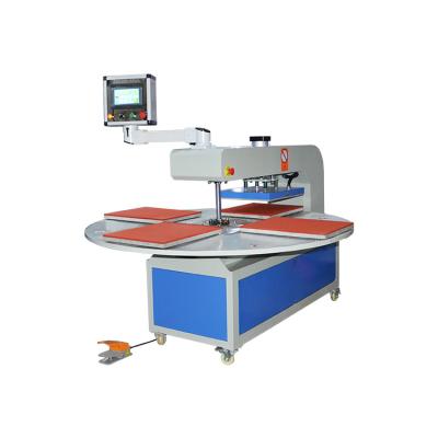 China Automatic Rotary Garment/Textile 4 Pallet Sublimation Heat Press Machine with 40*60cm for T-shirt/cloth/bag/tank top/sportswear/polo mouse pad for sale