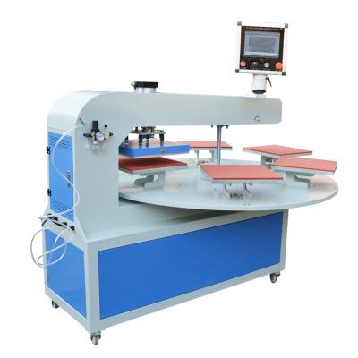 China Garment/textile china manufacture 6 paddle heat press machine with PLC and servo motor for shoes/suitcase/towel/pillow/bags/T-shirt sublimation for sale