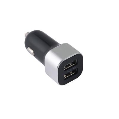 China Universal Dual USB Car Charger Portable Vehicle Charger 24V Fast Car Charger for Phone and Laptop for sale