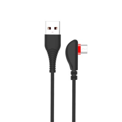 China V8 IP Game UC29 Elbow 2.4A USB Cable Fast Charging Akekio MP3/MP4 Player Type-C New Design Factory Wholesale Mobile Data Line For Mobile Phone for sale