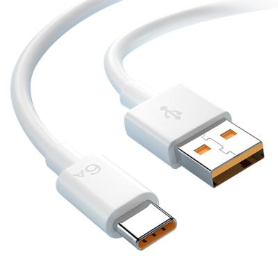 China Mobile phone selling good 6A akekio 66W fast charging data cable USB to C data line mobile data cable for Huawei for sale