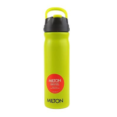 China Modern Design Custom Stocked Shape Matte Black Milton Stainless Steel Water Bottle for sale