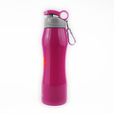 China Sustainable Stainless Steel Sports Bottle Leak Proof Motivational Water Bottle With Straw And Strap for sale