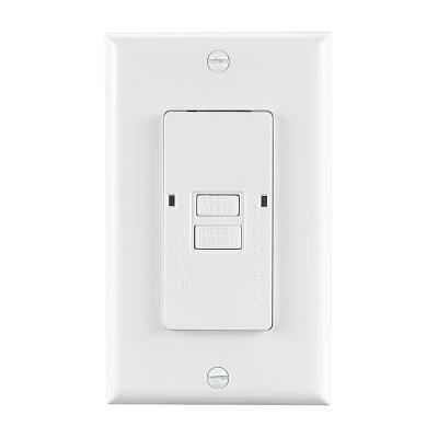 China Durable 20-Amp 125V AC Dead Front GFCI Receptacle With LED Indicator for sale