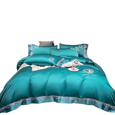 China Nondisposable High Quality China Tencel Four-Piece Flat Sheet Sets Comforter Cover for sale