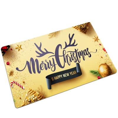 China Hot Selling Modern Christmas Decoration Floor Absorbent Mat, Entrance Mat, Non-slip Foot Mats for Kitchen and Bathroom for sale