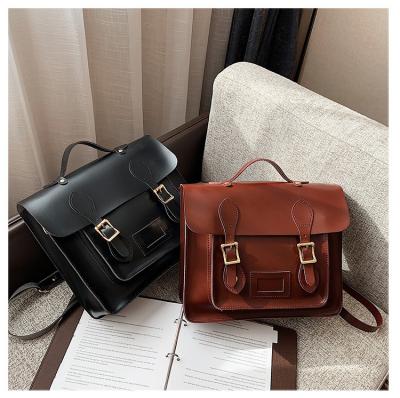 China Luxury Retro Fashion Vintage Backpack Women's Handbags Ladies Shoulder Bags Messenger Leather Bag 2021 For Women for sale