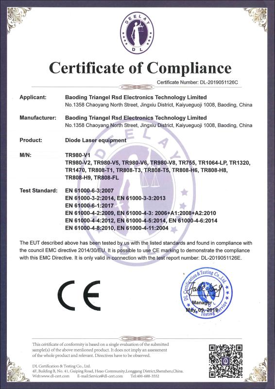 CE - Baoding Triangel Rsd Electronics Technology Limited