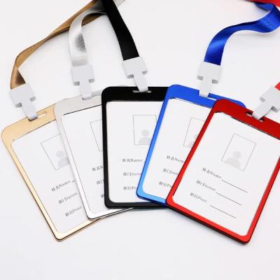 China Wholesale Popular School Gift Fashion Office Aluminum ID Card Holder for sale