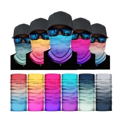 China 10pcs Multifunctional Customized Neck Cuff Tube Seamless Polyester Bandana Face Scarf Multifunctional Recycling Balaclava Headband Custom Bandanas for sale