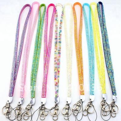 China Advertisement of multicolored rhinestone lanyard for sale