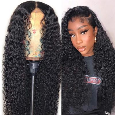 China Wholesale HD Raw Virgin Indian Hair Silky Straight Wave Curly Lace Front Human Hair Wig Women's Wig Swiss Curly Lace Frontal Full Wig for sale