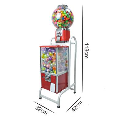 China Aluminum Alloy & ABS Hot Vending Candy Vending Balls Coin Operated Machine with Wholesale Price/Coin Operated Candy Toy Vending Machine for sale