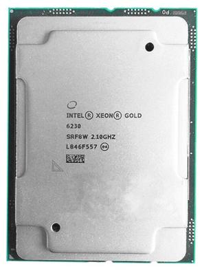 China Server Intel Xeon Gold 6230 SRF8W 2.1GHZ 20-Cores 40-Thread 27.5MB Smart Cache CPU Processor 125W LGA3647 For Server Motherboard for sale