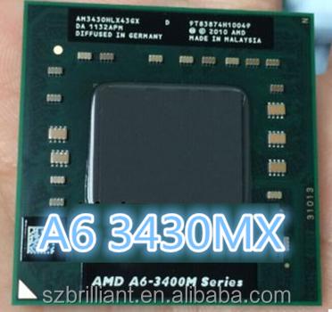 China AMD A6-3430MX A6 3430mx AM3430HLX43GX CPU Desktop APU with Radeon HD 6520G Graphics Quad-Core Processor A6-Series for sale