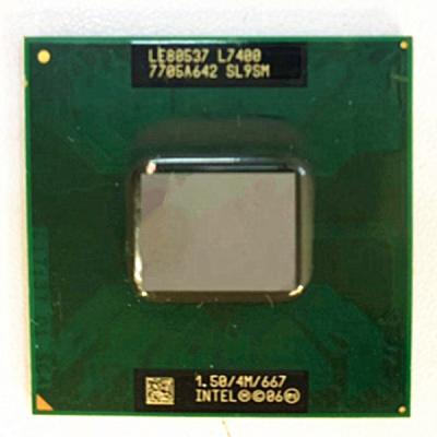 China LAPTOP Intel BGA CPU Core2 Duo L7400 4M 1.50GHz 667 MHz SL9SM for sale