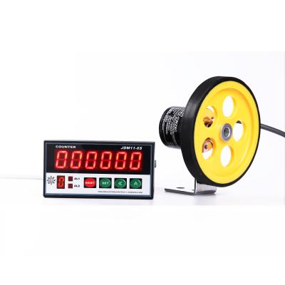 China Cable length meter measuring instrument wheels yard meter controller with display and relay output JDM11-6S for sale