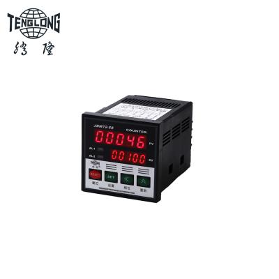 China JDM72-5S 5 digital display length meter counter with output relay 68*68 for sale