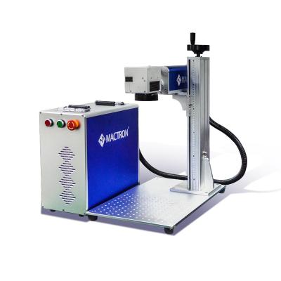 China Portable Laser Marking 20W 30W 50W Fiber Laser Marker Fiber Laser Marking Machine For Metal Deep Engraving for sale