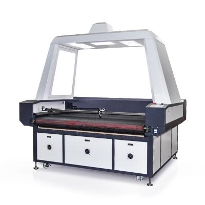 China Laser REDUCING Large Scanning Field Cloth CCD Automatic CCD Camera Laser Cutting Machine Price For Textil Cutter for sale