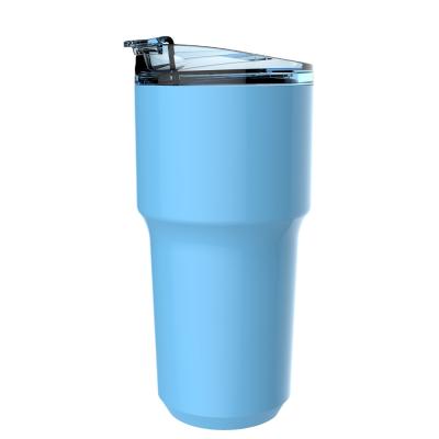 China Amazon Viable Hot Sale 20OZ Vacuum Insulated Stainless Steel Double Wall Travel Mug With Ace Screw Flip Lid for sale