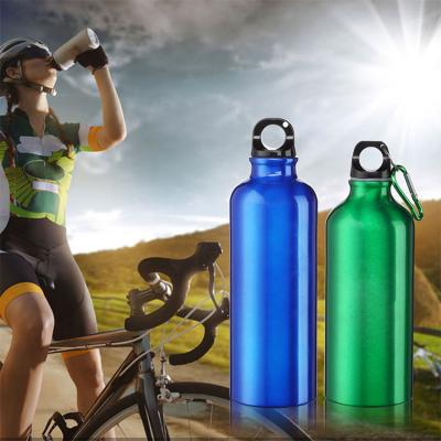 China Bpa viable LFGB free promotion available cheap drinking 750ml to reuse wholesale custom sublimation aluminum water bottle with carabiner for sale