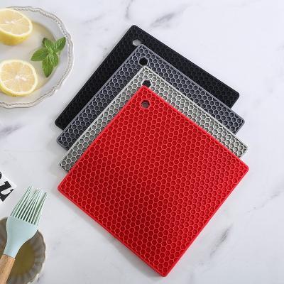 China Viable Silicone Mat Hot Pad Tableware Heat Resistant Mat for sale