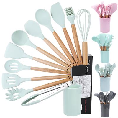 China CLASSIC Kitchen Utensil Set Cookware Dinnerware Sets Silicone Cooking Tool Kit for sale