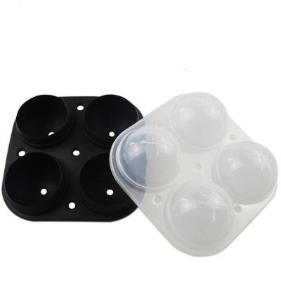 China Sustainable Ball Shape Silicone Ice Cube Tray Silicone Ice Cube Molds Ice Cube Trays With Lids for sale