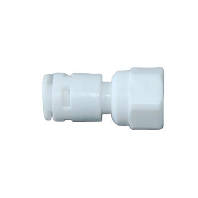 China High Quality Clipless 1/4 Pipe Internal Diameter 1/8 Thread Plastic Hose Quick Connector For Faucet for sale