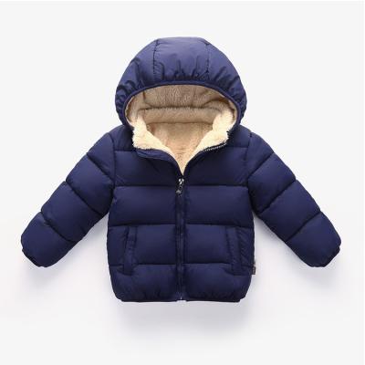 China 2022 New Anti-wrinkle Winter Baby Clothes Girls Cute Hooded Jackets Long Sleeve Thick Warm Coat For 1-5 Years Toddler Kids Children for sale