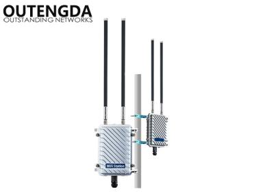 China IP67 Outdoor WiFi Access Point , 600mbps Wireless Wifi Extender For Network Building for sale