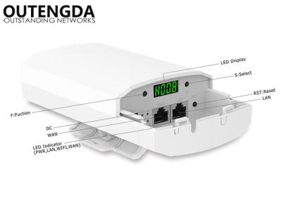 China Two Ethernet Ports Outdoor Wireless Bridge Elevator Long Range Wifi Router for sale