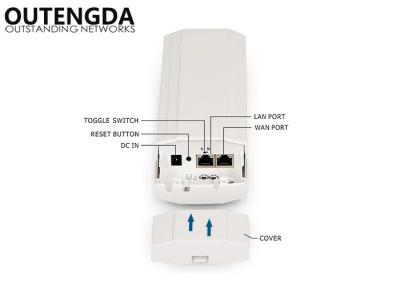 China 3km WiFi Radioapparat-Brücke des Krisenherd-450Mbps drahtlose WiFi Router-/P2P im Freien zu verkaufen