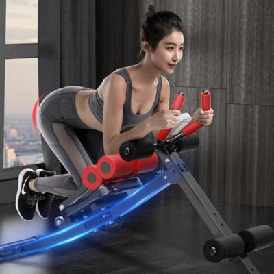 China Exercise Thickened Foam 4 in 1 Function Foldable Fitness Equipment Indoor Gym Belly Machine Model Abdominal Device for sale