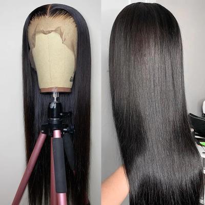 China Virgin Human Hair Synthetic Braiding Wigs Cuticle Aligned Hair Extensions Brazilian Indian Raw Bone Straight Full Lace Human Hair Toupee Wig for sale