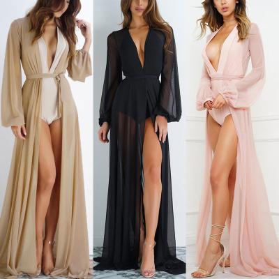 China Chiffon Anti-UV Sexy Dresses Swimwear Cover Up Swimsuit Cover Ups Swimwear Women 2pcs Swimwear Beach Cover Ups for sale