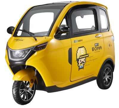 China Passenger China EEC COC l2e certification electric enclosed tricycle tuk tuk for adults city use 3 wheel car for sale