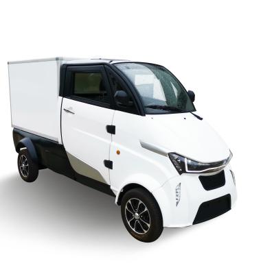 China 2021 EEC Delivery Car Mini Electric Pickup Vehicle Mini Pickup Truck Chinese Electric Car 1635*1150*1058mm for sale