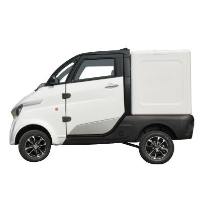 China EEC L6e Electric Car Mini Delivery Vehicle Electric Cargo Fabric Electric Van For Commerical Use for sale