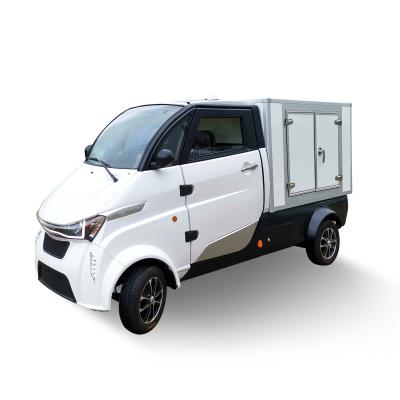 China 2021 EEC L7e leather approval electric cargo van for cargo delivery left steering mini electric delivery van for sale