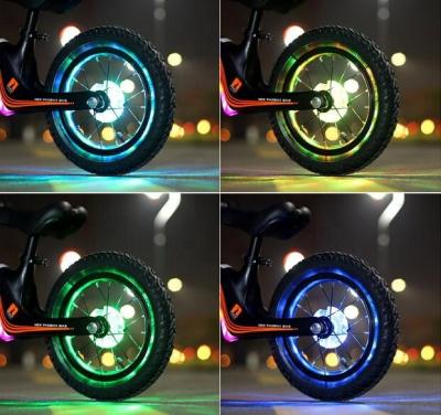 China Outdoor Activities and Night Riding Rechargeable Bike Wheel Lights LED Bike Spoke Lights Wheel Safety Tire USB Recycling Light Charge Ultra Bright Waterproof Gifts for sale