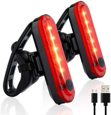 China Cheap USB Rechargeable Bike Safety Warning Light Bike Tail Lights, Hot Sales Bike Rear Lights, Cycling Safety Flashlight for sale