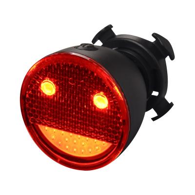 China High-Low/SOS/Bike Intelligent Auto On/Off Rear Tail Light Strobe Bike Rear Brake Light, USB Rechargeable Safety Led Strobe Tail Light for sale