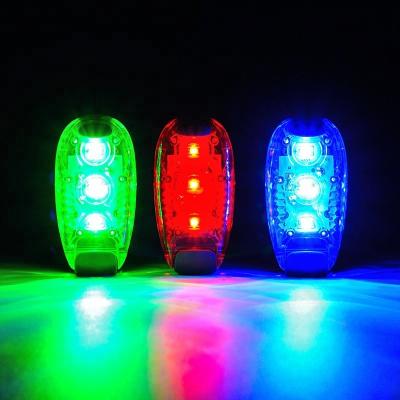 China Flashing Accessories /Bicycle, Safe Operating Lights /Dogs LED Clip Steady+Fast flash+Slow Visibility Light for sale