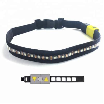 China 8 Working Modes Waterproof Running Tape Hold Belt Light, Safety Rechargeable Sports Led Flashing Lights With Turn Signal Light for sale