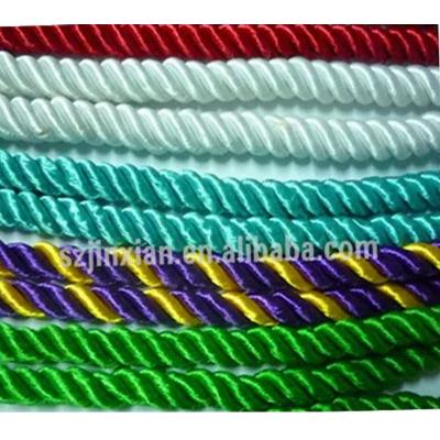 Cina Factory wholesale custom made high quality colorful twisted nylon rope and nylon braided rope in vendita